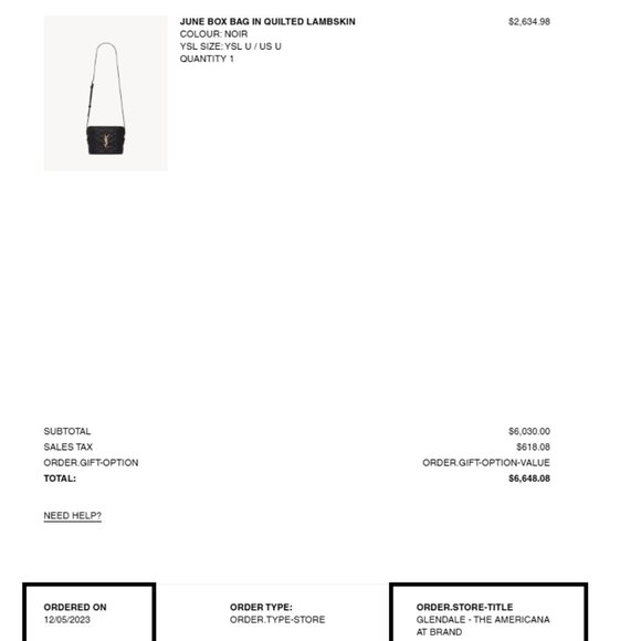 ✨ Saint Laurent June makeup Box Bag in Quilted Lambskin - Used Once! ✨ - Picture 6 of 7